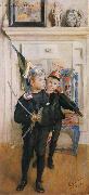 Carl Larsson Ulf and Pontus France oil painting reproduction